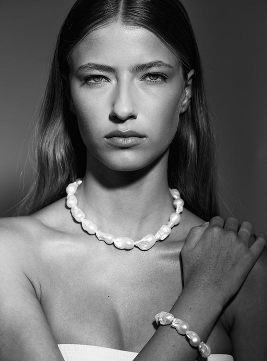 The White Baroque Bracelet