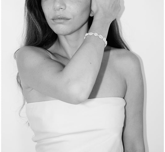 The White Coins Bracelet