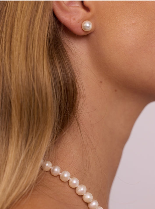 The Stud Pearl Earings
