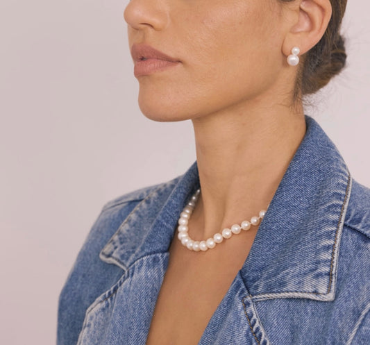 The Double Pearl Earings