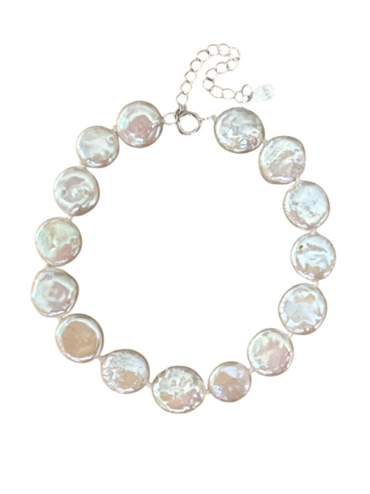 The White Coins Necklace